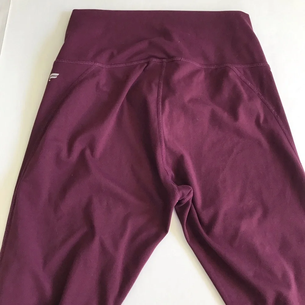Fabletic purple leggings with cinch length, M - Picture 3 of 9
